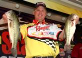 Pro Pete Gluszek of Franklinville, N.J., caught a limit worth 13 pounds, 7 ounces Friday for second place.