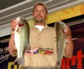 Mark Cummings of Pembroke, N.C., caught a five-bass limit weighing 13 pounds, 13 ounces to lead the Co-angler Division.