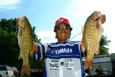 Pro Kota Kiriyama of Irvine, Calif., will fish in the finals of the 2005 EverStart Northern opener on the Detroit River, having finished the opening round in second place.