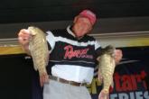 Pro David Smith of Del City, Okla., is in fourth with 14 pounds, 11 ounces.