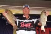 Pro Aaron Hastings of Middletown, Md., is in third with 18 pounds, 5 ounces.