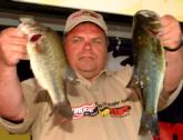 Mark Grahn Sr. of Wautoma, Wis., caught five bass weighing 11 pounds to lead the Co-angler Division.