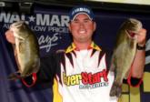 Pro Jason Knapp of Uniontown, Pa., grabbed second place Friday with a mixed-bag limit weighing 18 pounds, 13 ounces.