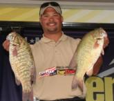Nick Neves is the No. 2 co-angler after day three with a limit weighing 20 pounds, 11 ounces.