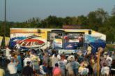 Mackerel madness -- family, friends and king mackerel fanatics turn out for the final day weigh-in of the Wal-Mart FLW Kingfish Tour Championship.