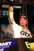 Pro Roy Hawk of Salt Lake City moved into fifth place after day three with four bass weighing 8 pounds, 11 ounces.
