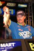 Pro Sam Newby of Pocola, Okla., made adjustments on day three to sack a limit of bass weighing 10 pounds, 10 ounces to take third.