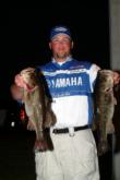 Pro Lance Oligschlaeger of La Vergne, Tenn., made his move into fifth place with a two-day total of  30-13.