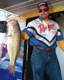 Pro Terry Tucker of Gadsden, Ala., is in third place with 12 pounds, 7 ounces.