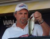 Jeff Snyder caught only 10-2 today from the back of the boat but still claimed the runner-up position on the co-angler side with a two-day total of 37 pounds, 13 ounces.