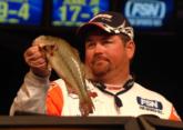 No stranger to Pickwick, Dan Morehead finished day three in ninth with a two-bass catch weighing 3 pounds, 5 ounces.