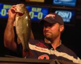 Shannon Fletcher took second place on the co-angler side with a day-three catch of three bass weighing 9 pounds, 8 ounces.