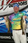 Pro Ray Scheide of Russellville, Ark., is in fourth with 15-15.