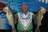 Pro Wesley Strader of Spring City, Tenn., is in fifth with a three-day total of  41-7.