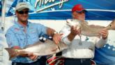 Steve Snopek of New Braunsfeld, Texas, and Glen Watts of Corpus Christi, Texas, qualified for the finals in third place with a two-day total of 28 pounds even.