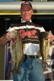 Pro Timothy Little of Acworth, Ga., is in fourth place with a limit weighing 16-14.