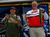 Pro Richard Nascak of Winona, Minn., and co-anlger Charles Dahl of Burlington, Wis., finished day one in first place with five walleyes that weighed 22 pounds, 5 ounces.