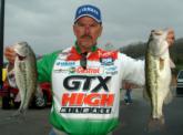 Darrel Robertson of Jay, Okla., caught a fourth-place pro qualifying weight of 24 pounds, 4 ounces.