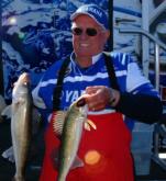 Boyd Strissel placed second among the co-anglers with a total weight of 67 pounds, 14 ounces.