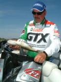 Darrel Robertson used a Zoom Fluke to tap into the shad bite this week for his third top-10 finish at Beaver Lake.