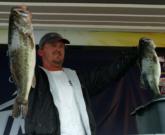 Pro Joseph Kremer of Osteen, Fla., is in second place with 22 pounds.
