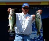 Don McFarlin finished fourth among the pros after day two with 26 pounds, 4 ounces.