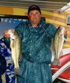 Larry Rea caught the third biggest limit among the pros on day three at Lake Texoma. His five fish weighed 12 pounds, 9 ounces.
