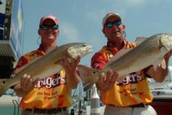 Team Folgers consisting of Tommy Ramzinsky of Fulton, Texas and Todd Adams of Rockport, Texas, grabbed fourth place overall with a total catch of 14 pounds, 15 ounces.