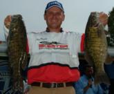 Sean Hoernke of Magnolia, Texas, is in fourth with a two-day total of 25 pounds, 6 ounces.