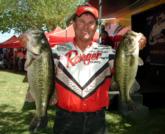 Pro Mike Folkestad of Yorba Linda, Calif., landed in the fourth spot with a two-day total of 45-6.