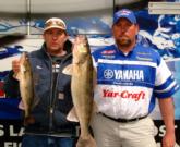 Robert Crow and Dave Dugall made a huge leap up the leaderboard via a limit of Mississippi River walleyes weighing 18 pounds, 11 ounces.