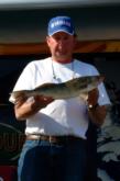 Co-angler Dave Dugall moved up to second place after catching 17 pounds, 1 ounce.