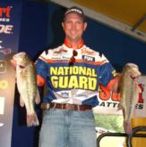 Jonathan Newton, who won a Stren Series event on Kentucky Lake in 2004, is the fourth-place angler after day one with a limit weighing 19-14.