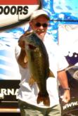 Co-angler Ray Burnett finished day-one on Sam Rayburn in fourth place.
