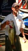 Tim Webb caught just four bass on Wednesday but they weighed 15 pounds, 8 ounces, which was good enough for second place in the Co-angler Division. Webb