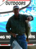 Bill Rogers caught another two bass on Thursday and slipped one spot to finish second among the co-anglers after the opening round.