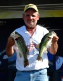 Bill Guillory finished third among the co-anglers with one day of competition on Sam Rayburn remaining.