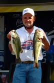 Bill Guillory caught the heaviest weight among the co-anglers on Saturday, but still finished second with a two-day total of 22 pounds, 2 ounces.