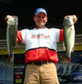 Pro Sean Hoernke finished day one on Old Hickory Lake in third place.