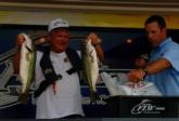 Woo Daves finished day one on Old Hickory Lake in 12th place on the pro side.