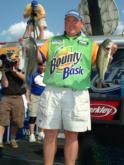 Jacob Powroznik of Prince George, Va., takes third place with a four-day total of  47 pounds, 13 ounces.