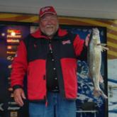 Pete Harsh sits in second place on the pro side after two days of competition on Devils Lake.