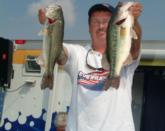 Co-angler Gary Love of Roanoke Rapids, N.C., finished second with 17 pounds.