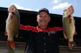 Tom Medlock of Licking, Mo., caught 15 pounds, 4 ounces and leads the Co-angler Division with authority.