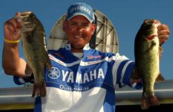 William Davis of Russellville, Ala., tied for the fifth-heaviest limit Friday for the pros - 13 pounds, 13 ounces - and earned the fifth-place spot by virtue of a tiebreaker.