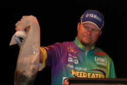Though Wesley Strader mounted a comeback, Ray Scheide still won the bracket by nearly 4 pounds with his 23-pound, 15-ounce two-day weight.