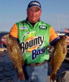 Jacob Powroznik of Prince George, Va., placed fifth for the pros with a limit weighing 18 pounds, 4 ounces.