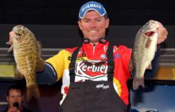 Erie, Pennsylvania's Dave Lefebre amassed a 16-pound, 7-ounce limit of smallmouths for second place.