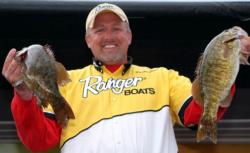 Gregg Seal of Eldred, Pa., rounded out the top five pros with a limit weighing 15 pounds, 8 ounces.