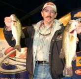 Pro Ricky Scott of Van Buren, Ark., is in third place with a two-day total of 23-3.